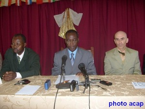 Marcel Sérékoïssé Samba clôturant le séminaire sur la sorcellerie Marcel Sérékoïssé Samba clôturant le séminaire sur la sorcellerie