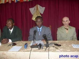 Marcel Sérékoïssé Samba clôturant le séminaire sur la sorcellerie