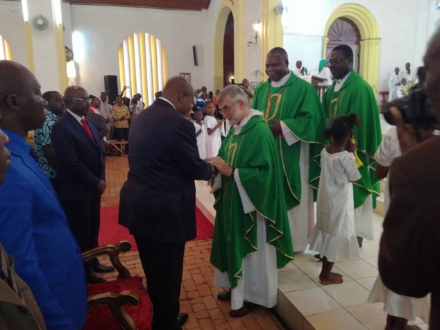 Monseigneur Nino Guérino-Perrin préside la messe d’action de grâce de la CECA