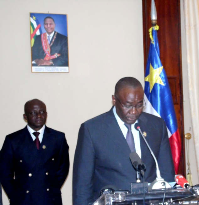 Le président de l’Assemblée nationale,  Abdou Karim Meckassoua,  dément son implication dans les projets de déstabilisation des institutions