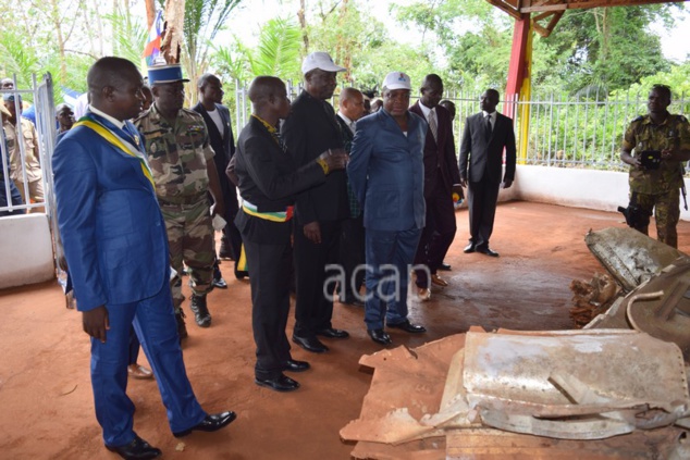 Célébration au village Boganda du 58ème anniversaire de la disparition du premier Président centrafricain, Barthélémy Boganda