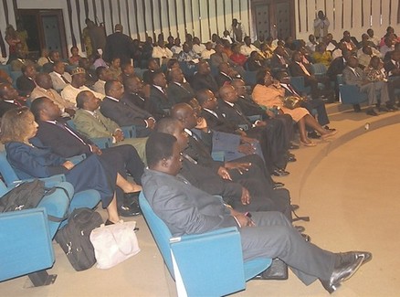 Vue de la salle à l'ouverture de la conférence, Photo-ACAP/Soupou