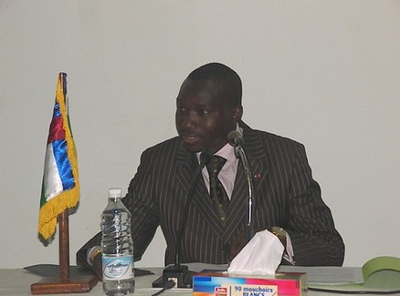 Le ministre d'Etat Sylvain Ndoutingaï ouvrant l'atelier, Photo-ACAP/Biongo