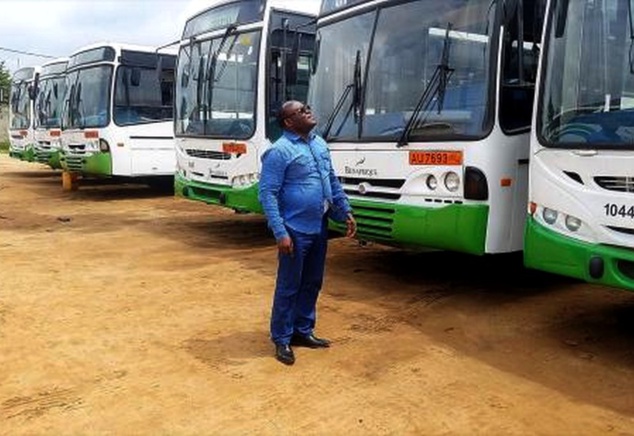 Une vue des bus Benafrique