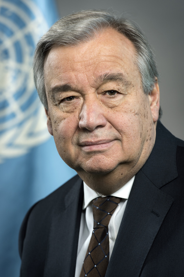 Le Secrétaire général de l'ONU, Antonio Guterres