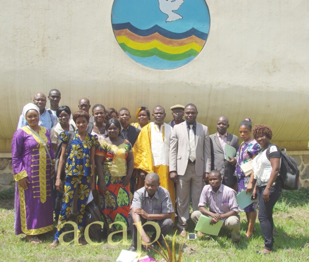 Photo de famille après la clôture de l'atelier