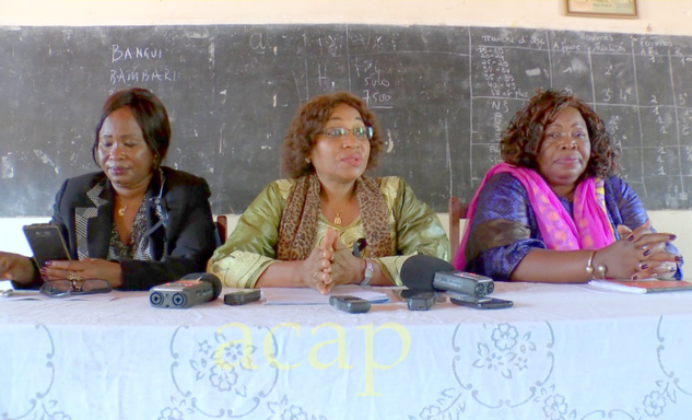 Les femmes leaders lors de leur conférence de presse