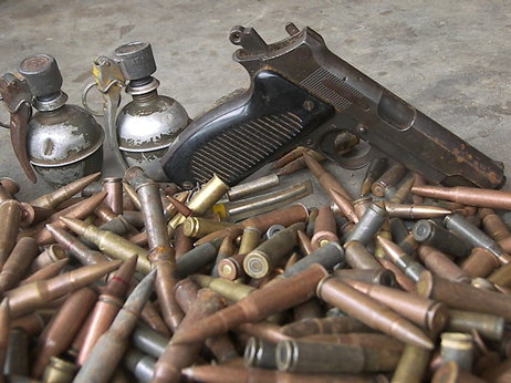 Vue des armes et des munitions, Photo-ACAP/Koutou