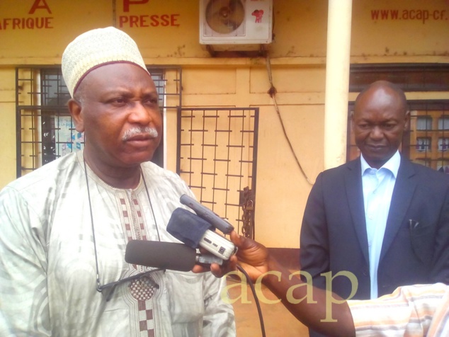 Dieudonné Lébogo Ndongo, à sa sortie de l'audience avec le Ministre de la Communication