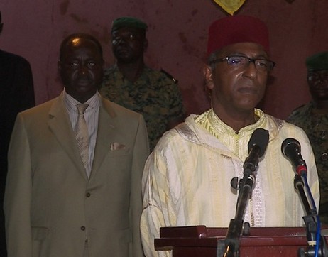 Le Président François Bozizé et l'ambassadeur du Maroc El Alaoui, Photo-ACAP