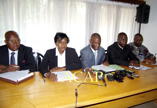 Vue partiel du collectif des avocats de Abdou Karim Meckassou