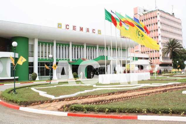 Le siège de la Communauté Economique et Monétaire de l'Afrique Centrale (Cemac) à Bangui (Ph. D. Koutou/Acap)
