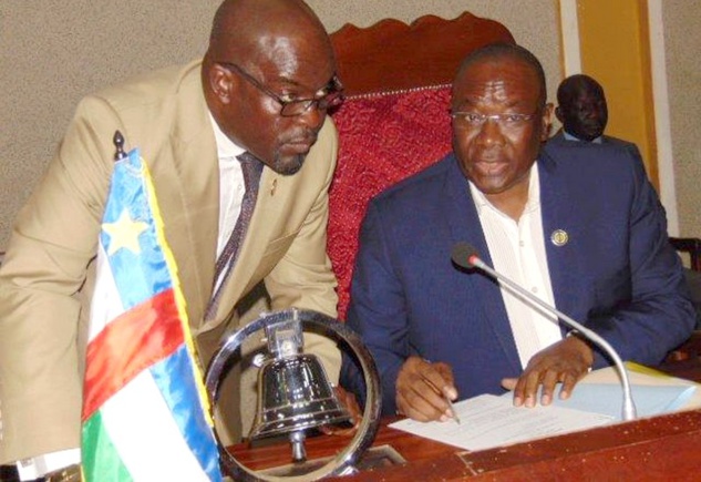 Le président et le vice-président de l'assemblée nationale