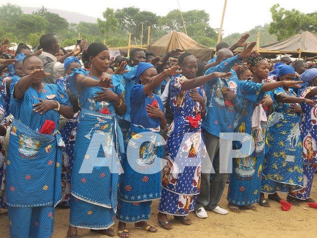 Les Légionnaires de Centrafrique étaient allées en pèlerinage à Ngukumba Les Légionnaires de Centrafrique étaient allées en pèlerinage à Ngukumba