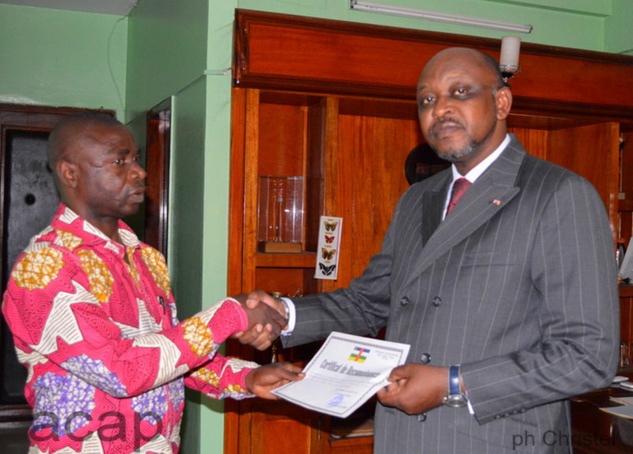 Le ministre Ange Maxime Kazagui distingué par le réseau des journalistes francophones de Centrafrique