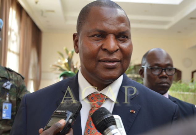Le Président Faustin Archange Touadéra invite la population à soutenir l'opération des forces de sécurité au Kilomètre 5