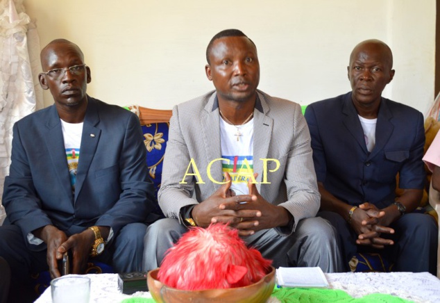 Les membres du collectif des leaders pour le soutien aux actions du Président Touadéra