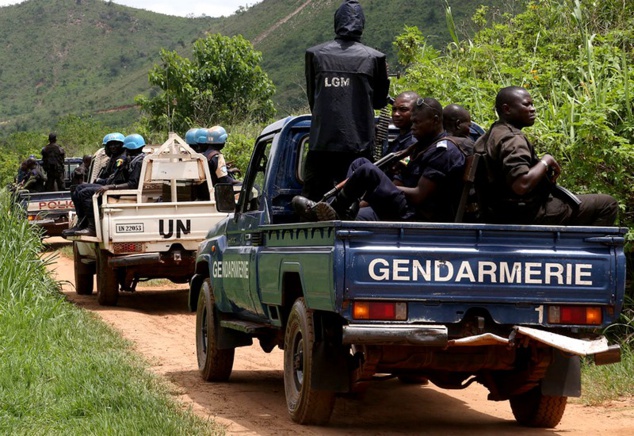 Scène de collaboration FSI-UNPOL de la MINUSCA