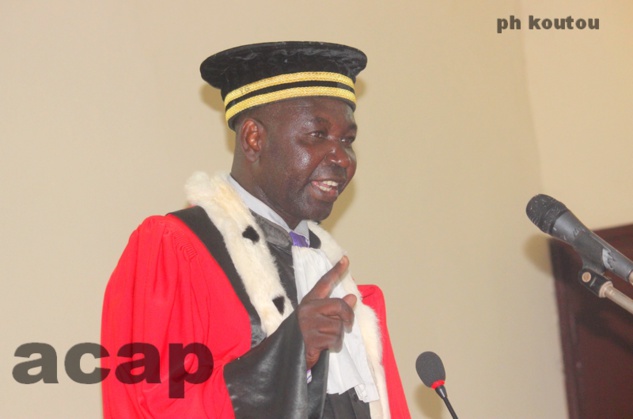 Le procureur général, Eric Didier Tambo, lors de son réquisitoire