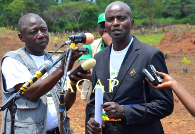 Le Maire de la localité de Bogangolo, Dejean Dakati Zambi