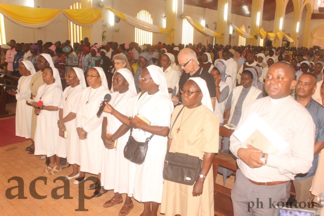 Vue des participants aux activités de la rentrée pastorale