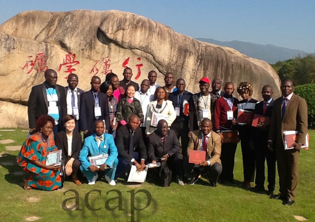 Les participants à la formation