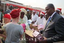 Plus d'un millier d'enfants fêtent Noël à Bangui avec le Président Touadéra 