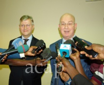 Arrivée à Bangui de Jean-Pierre Lacroix et de Smaïl Chergui