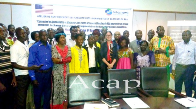 Début à Bangui d'un atelier de renforcement des capacités des bloggeurs de Centrafrique