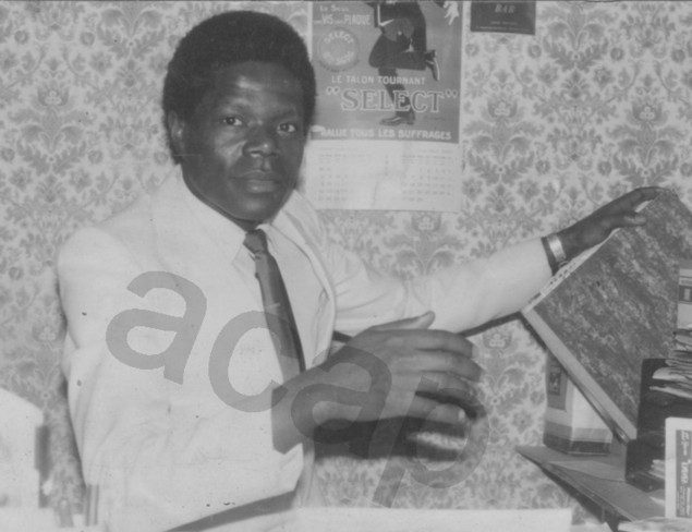 Le Directeur de publication du journal (le Quotidien de Bangui) Michel Ngokpélé