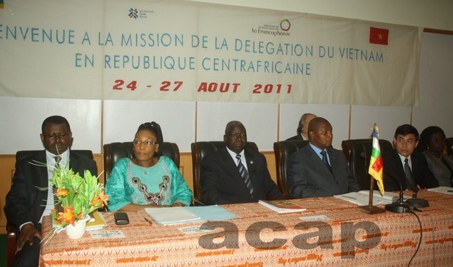 Centrafrique: Une mission commerciale vietnamienne en République Centrafricaine