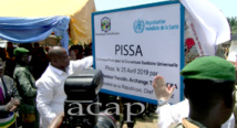 Le président Faustin-Archange Touadéra lance la couverture sanitaire universelle à Pissa