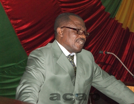 Le ministre Pascal Koyamené devant les élus du peuple Le ministre Pascal Koyamené devant les élus du peuple