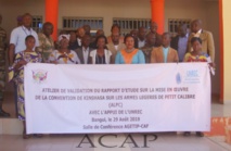 Les participants à l'atelier de validation du rapport national sur la mise en oeuvre de la convention de kinshasa Les participants à l'atelier de validation du rapport national sur la mise en oeuvre de la convention de kinshasa
