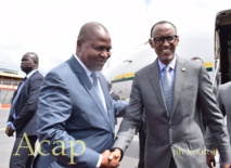 Arrivée à Bangui du Président de la République du  Rwanda Paul kagamé