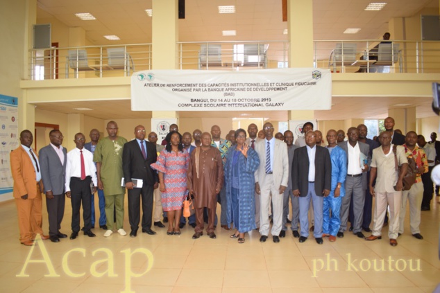 Clôture à Bangui de l’atelier de renforcement institutionnel et clinique fiduciaire