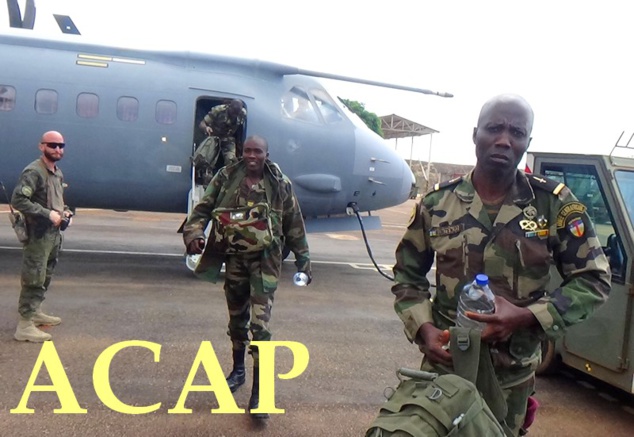 Retour à Bangui des officiers des FACA après un stage d’aguerrissement au Gabon
