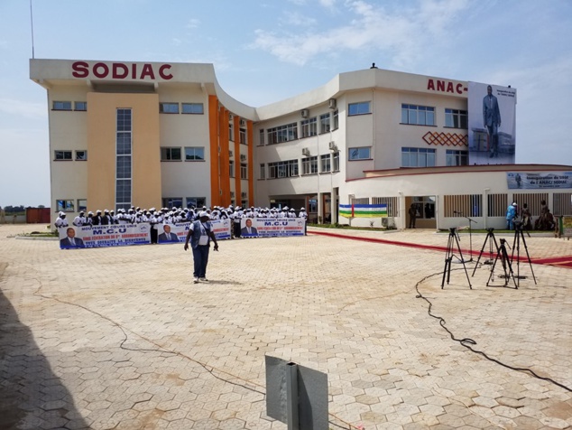 Inauguration à Bangui  d’un bâtiment pouvant abriter des infrastructures aéroportuaires