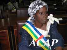 honorable Anne Marie Goumba, député de 5e II, Bangui (Ph. Debato/Acap)