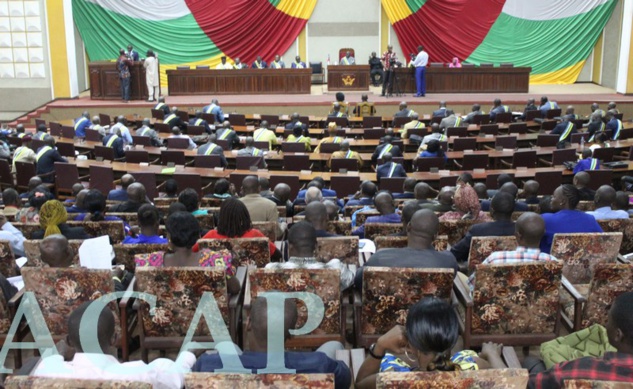  Ouverture à Bangui de la 1ère session ordinaire de l’Assemblée Nationale