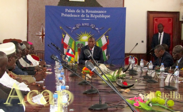 Le Président Faustin-Archange Touadéra consulte les leaders religieux au sujet du coronavirus