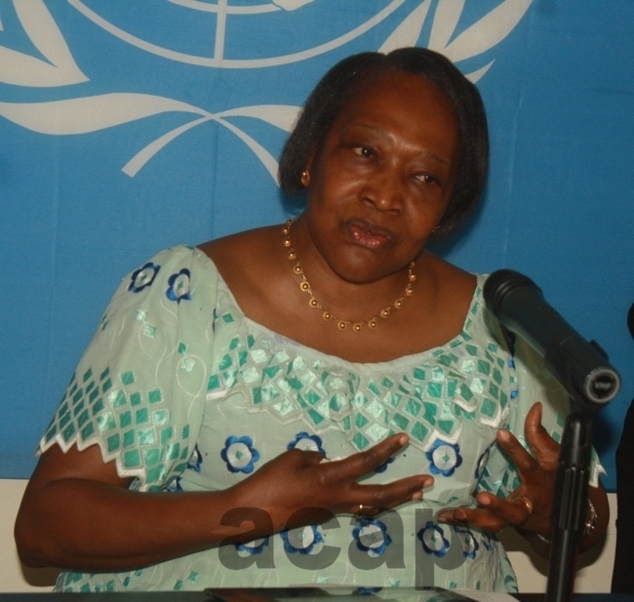 La représentante spéciale du Sécrétaire Général des Nations Unies en Centrafrique La représentante spéciale du Sécrétaire Général des Nations Unies en Centrafrique