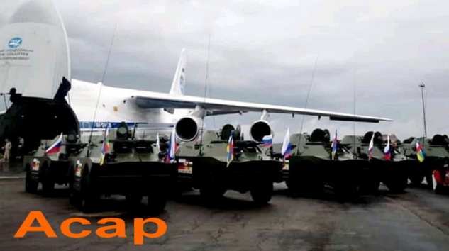 La Russie offre des véhicules blindés aux Forces Armées Centrafricaines