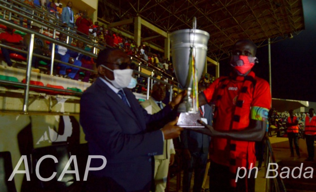 L’As Tempête-Mocaf remporte le trophée du 1er décembre dénommé « Coupe Touadéra »
