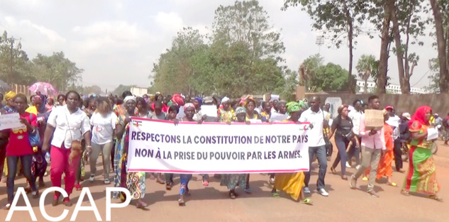 Une marche pacifique pour la paix en République Centrafricaine