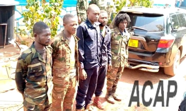 Cinq éléments rebelles de la CPC arrêtés après l’attaque de Pk 9 route Mbaïki