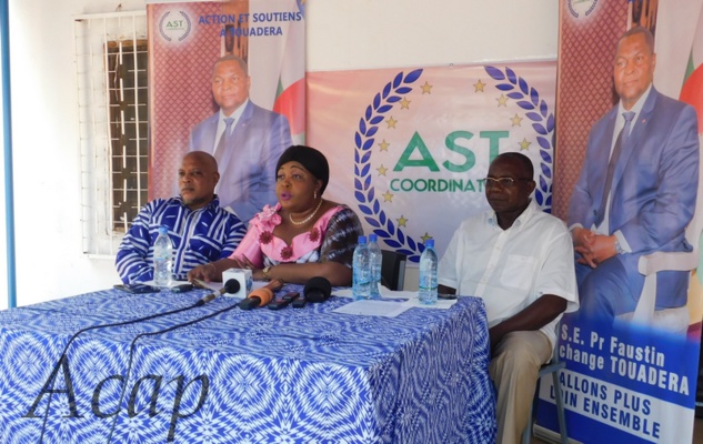 L’Association AST invite les Centrafricains à soutenir le Président Touadéra