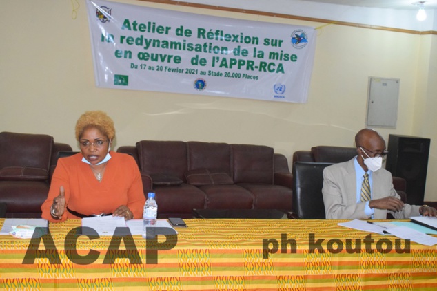 Ouverture à Bangui de l’atelier de réflexion sur la redynamisation de la mise en œuvre de l’APPR-RCA