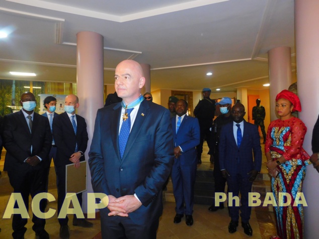 Gianni Infantino déclare que le football peut contribuer  à consolider l’unité, la paix et la solidarité en Centrafrique