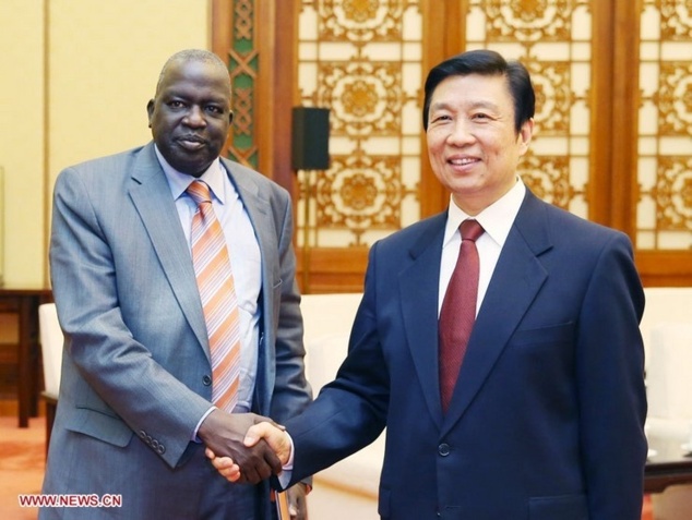 Le vice-président chinois s'engage à renforcer les relations amicales avec le Soudan du Sud